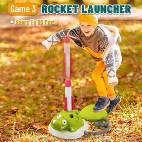ISMETACU safe foam rockets reduce impact during energetic play.