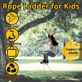 ISOP rope ladder 10ft-length ideal for treehouse-style play