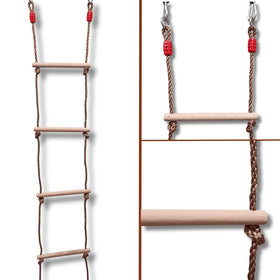ISOP rope ladder 6ft-length for backyard climb and easy setup