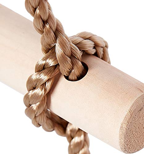 ISOP rope ladder attached to swing set shows versatile play options