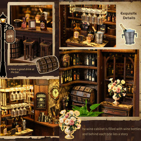 ISSEVE Book Nook shelf decoration for cozy room touch