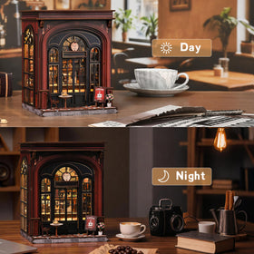 ISSEVE warm light enhances the dollhouse interior for evening ambience