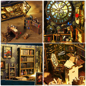 ISSEVE wooden puzzle kit highlights detailed scenes ideal for home decor.