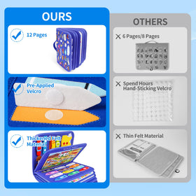 Issray safe high-quality felt materials provide durable, burr-free play