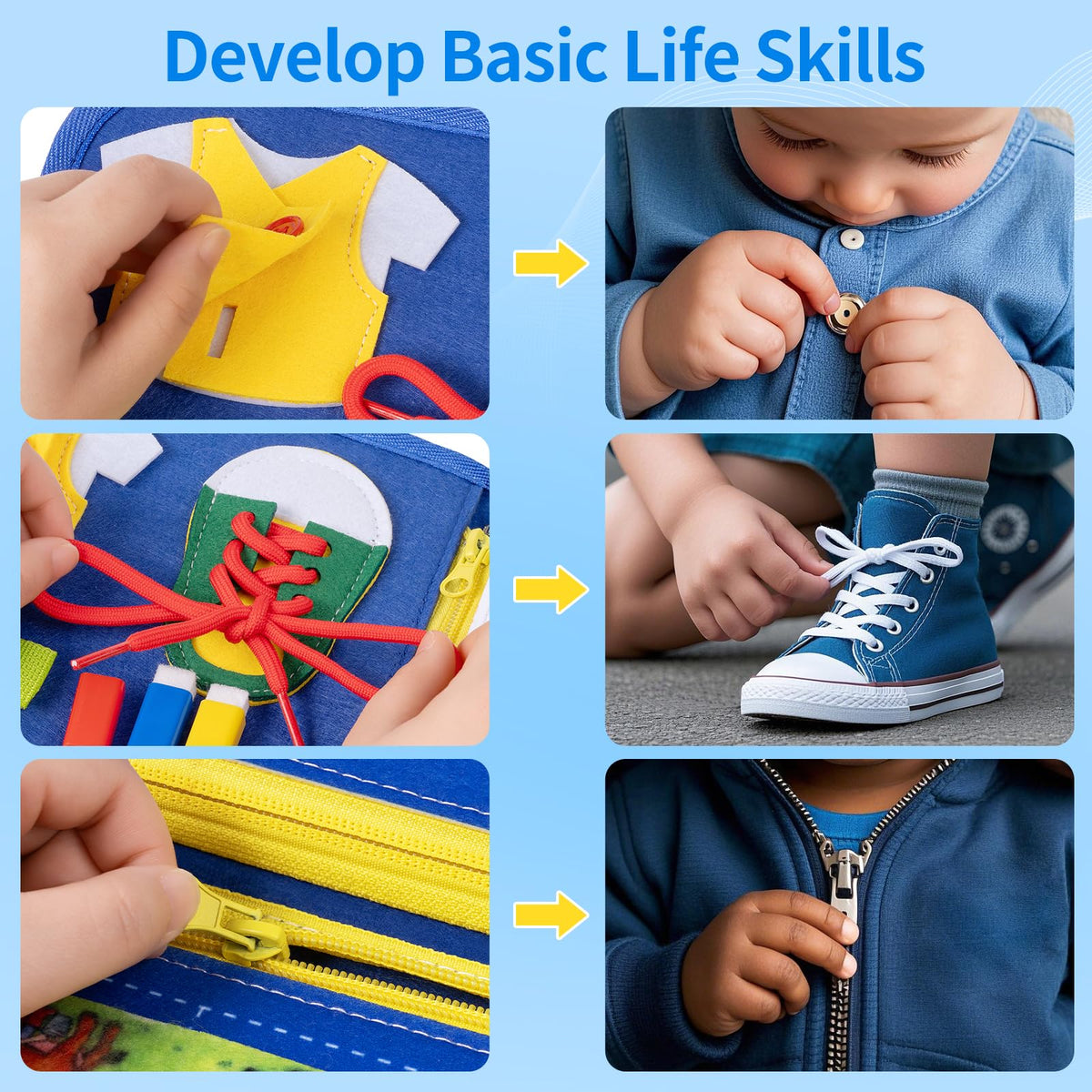 Issray 12-page activity book features color, shapes, and math practice