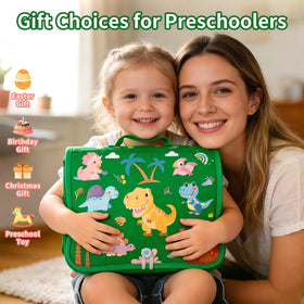 Issray pre-attached Velcro page, easy setup that encourages independent learning
