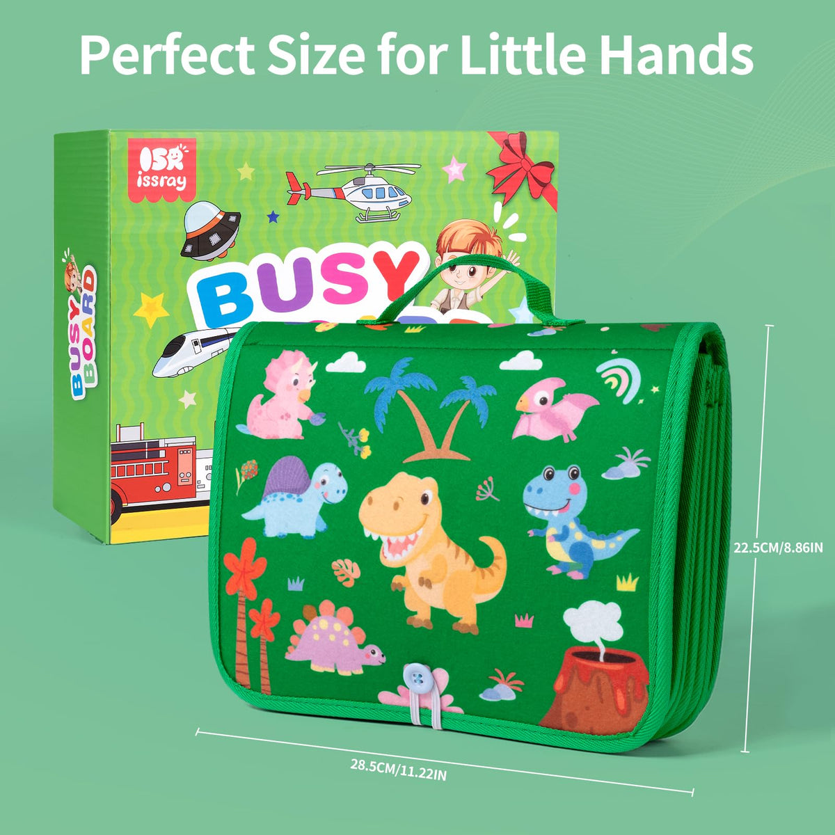 Issray portable travel-friendly design, sturdy handle for taking learning anywhere
