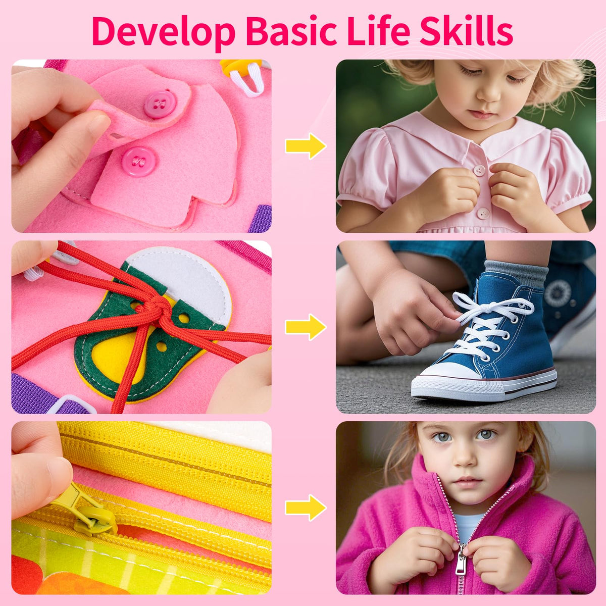 Issray Velcro design panel for quick setup and independent play