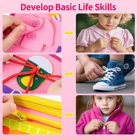 Issray Velcro design panel for quick setup and independent play