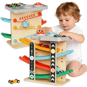 Itainq 2-in-1 ball station for toddlers boosts fine motor play and learning.
