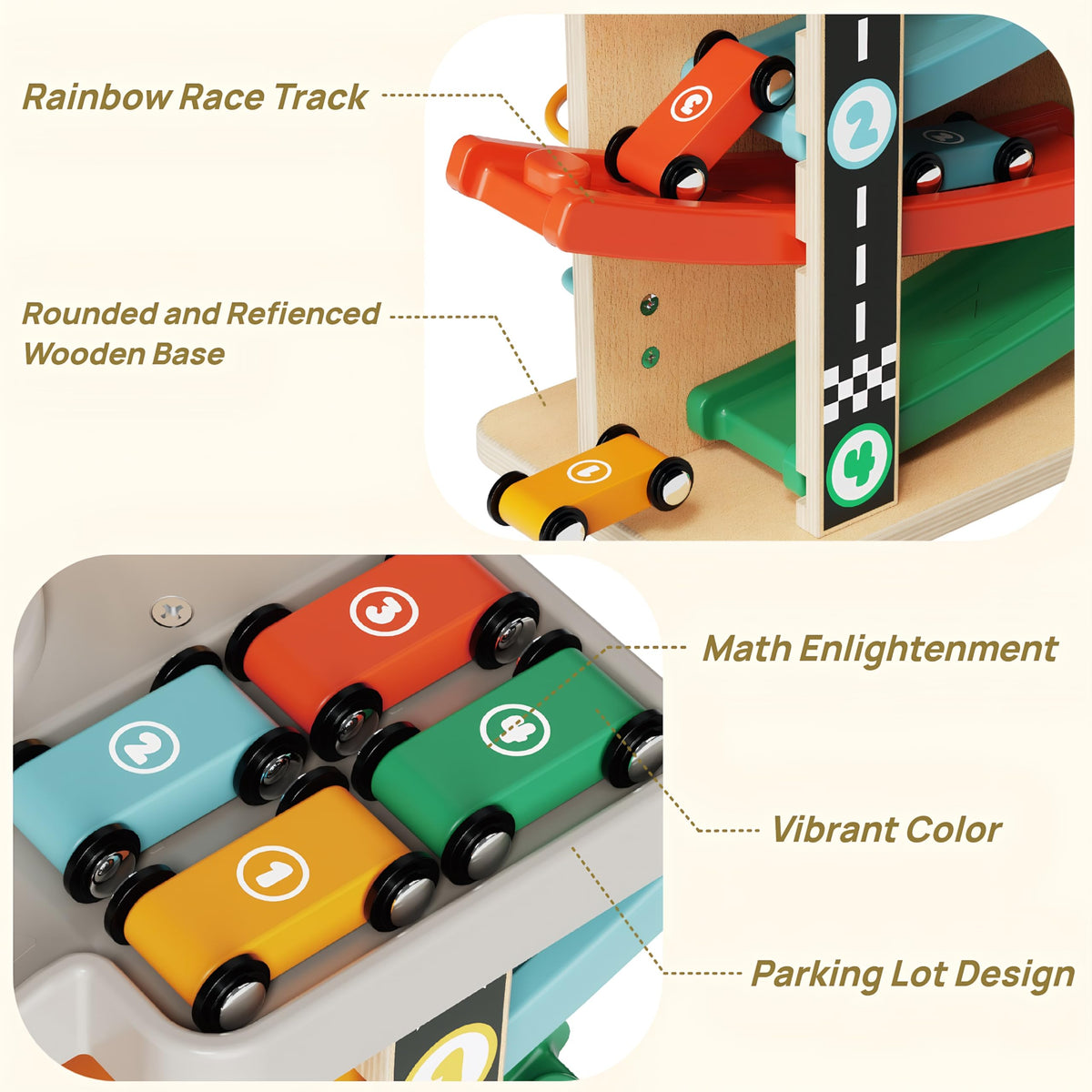 Itainq non-toxic materials emphasize safety and durable construction.