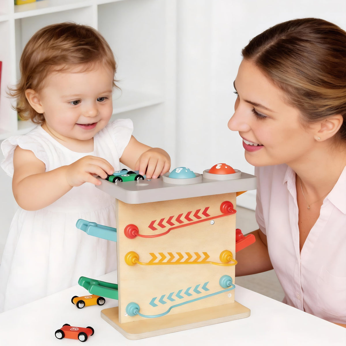 Itainq developmental play supports sensory learning and early cognitive skills.