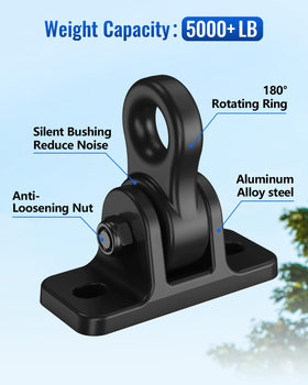 ITCPRIM double-bearing system enables smooth, quiet swinging.