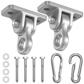 ITCPRIM heavy-duty swing hanger close-up showing rugged alloy steel for outdoor durability.
