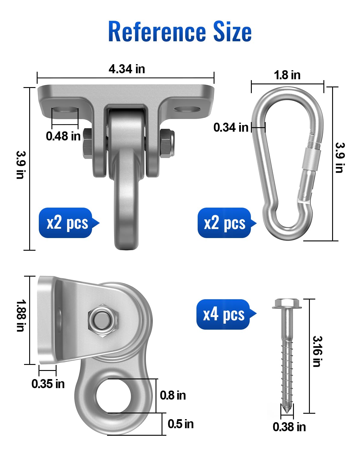 ITCPRIM swing hanger installed outdoors on a wooden beam for secure mounting.