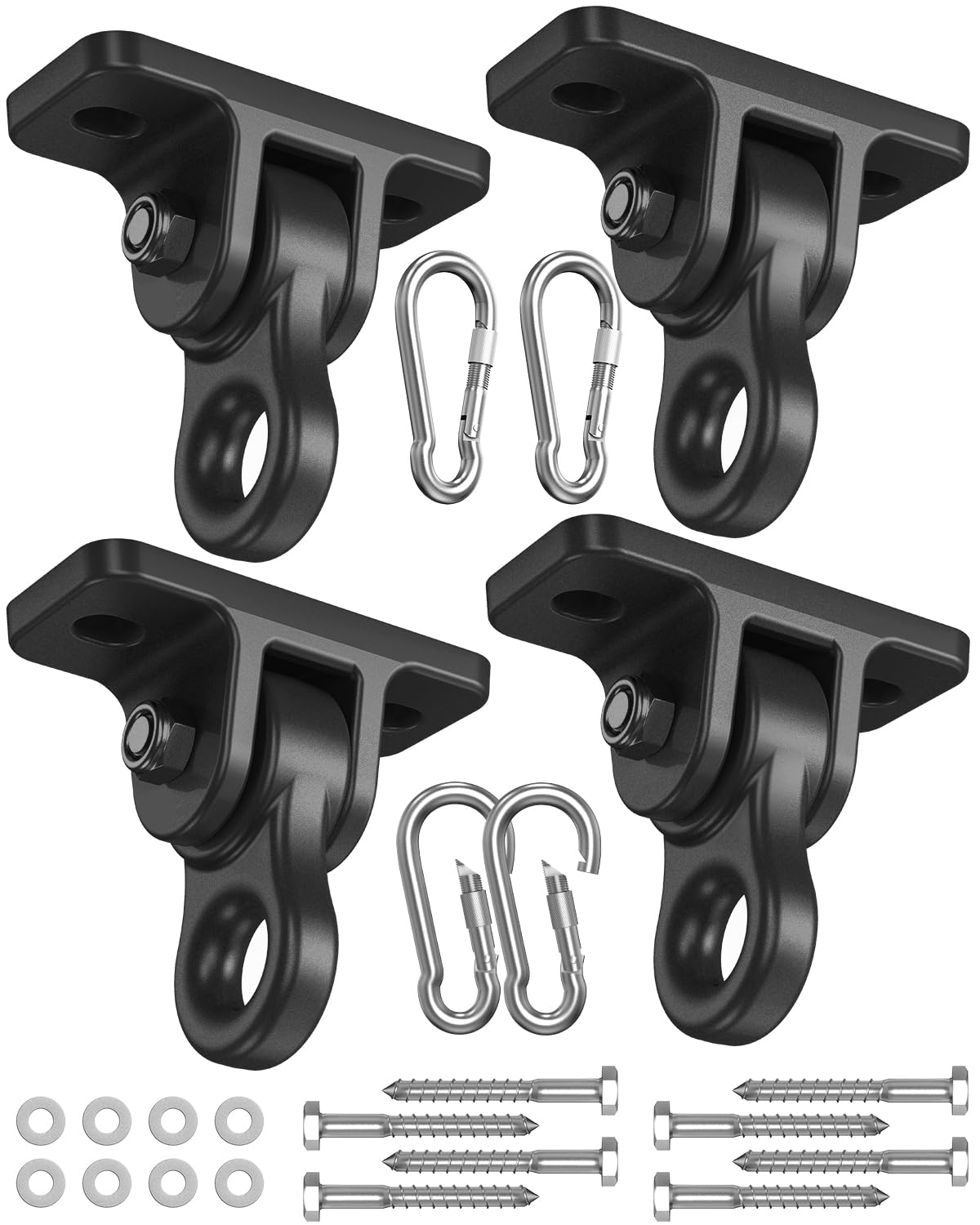 ITCPRIM heavy-duty swing hangers set of four provide sturdy porch mounting.
