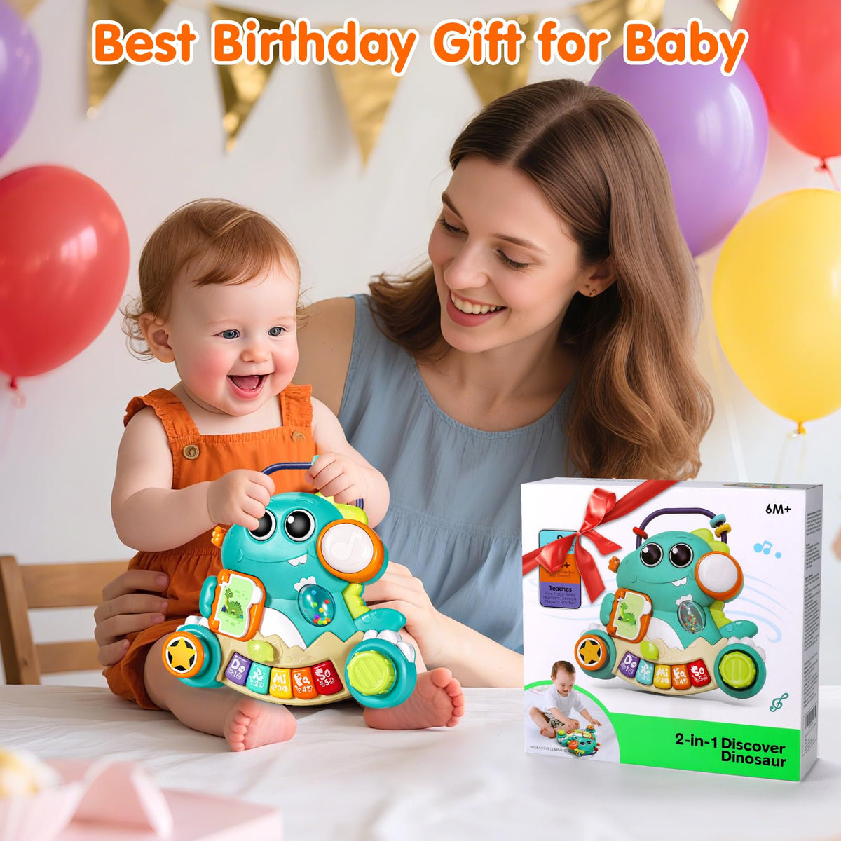 ITSFORU portable dinosaur toy is ideal for on-the-go playdates.