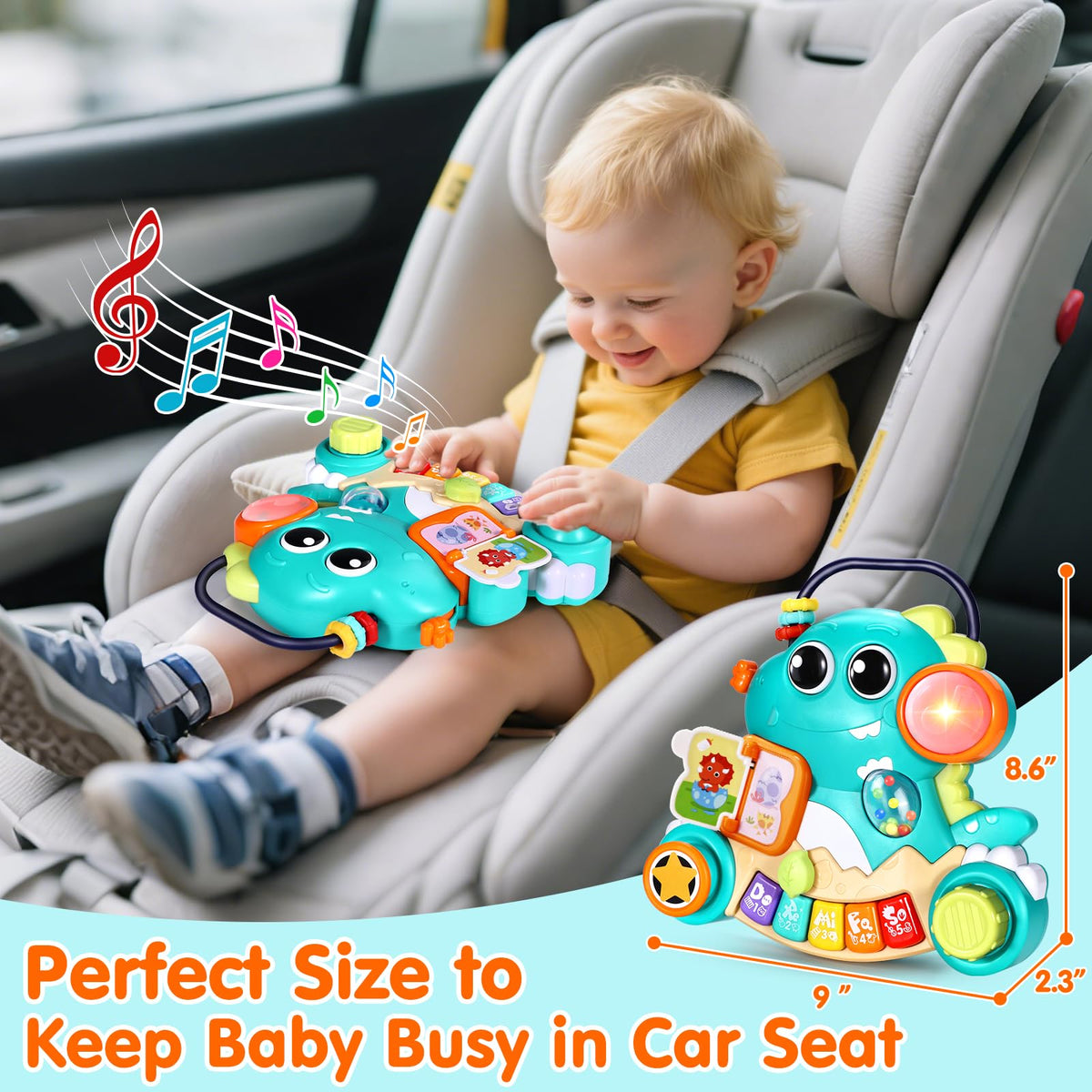 ITSFORU pull-and-roll activity keeps little hands busy during car rides.