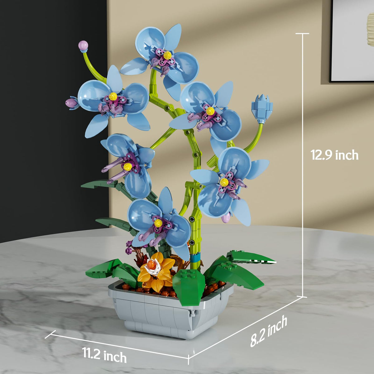 itshWOee Blue Orchid Bonsai gift idea perfect for occasions like Mother's Day