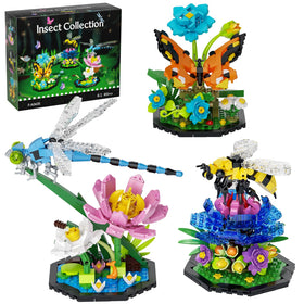 itshwoee butterfly display on a buildable flower for vibrant home décor