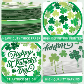 ITTEBISS shamrock cups for drinks at a lively St. Patrick's party