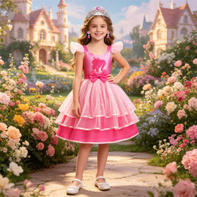 iTVTi pink cosplay dress ideal for birthdays and Halloween