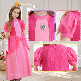itvti princess bubble sleeves dress, soft fabric for all-day comfort.