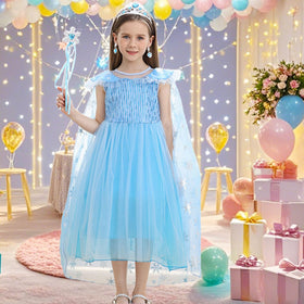 iTVTi princess crown and snowflake wand, complete cosplay accessories for kids