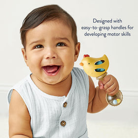 Itzy Ritzy baby-held tambourine encourages hands-on musical discovery