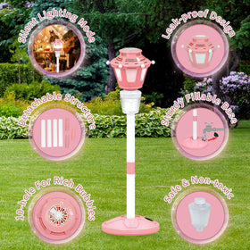 iuuoi Bubble Machine with rechargeable battery providing cordless bubble fun