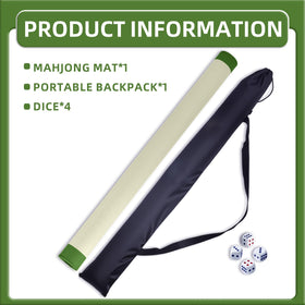 IVENOKII Mahjong Mat easy flattening after storage and use.