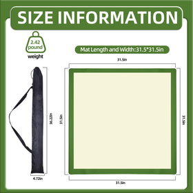 IVENOKII Mahjong Mat tiles-on-mat setup offers stable, quiet play.