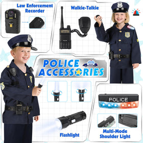 IVENRXIU police flashlight—fun nighttime explorations during dress-up play.
