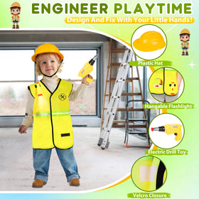 IVENRXIU accessory set with headlamp for realistic pretend play