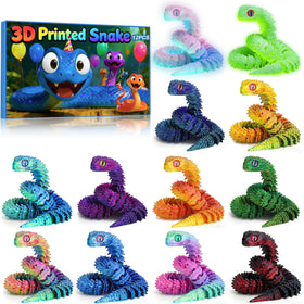 Ivrmtal articulated snake assembly shows hinged design for interactive play.
