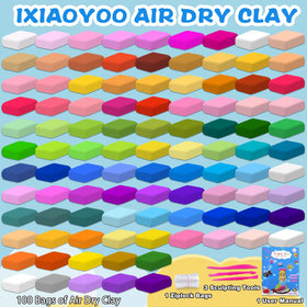 Ixiaoyoo soft, non-sticky clay — easy kneading for little hands