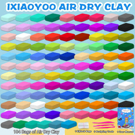 Ixiaoyoo 36 zip-lock bags keep clay fresh for later creative sessions.
