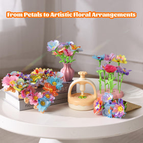 Izomila embossing machine tool adds texture to bouquets.
