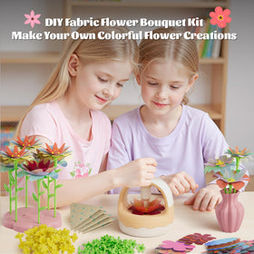 Izomila flower showcase in vase and base for easy, charming display.