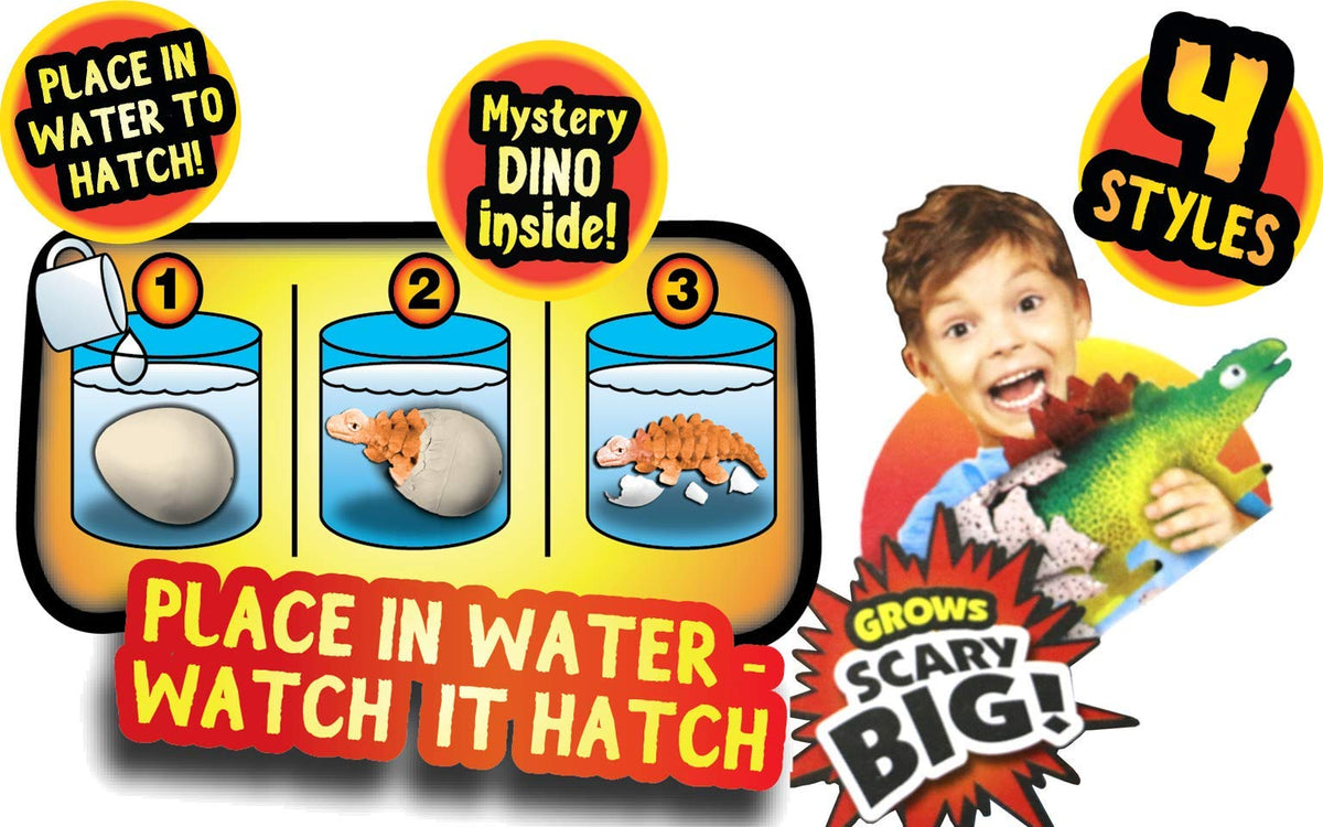 JA-RU Mega Grow Egg makes great party favors and classroom rewards for dinosaur fans.