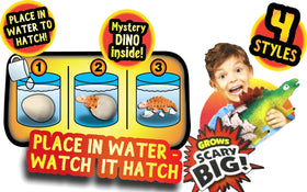 JA-RU Mega Grow Egg makes great party favors and classroom rewards for dinosaur fans.