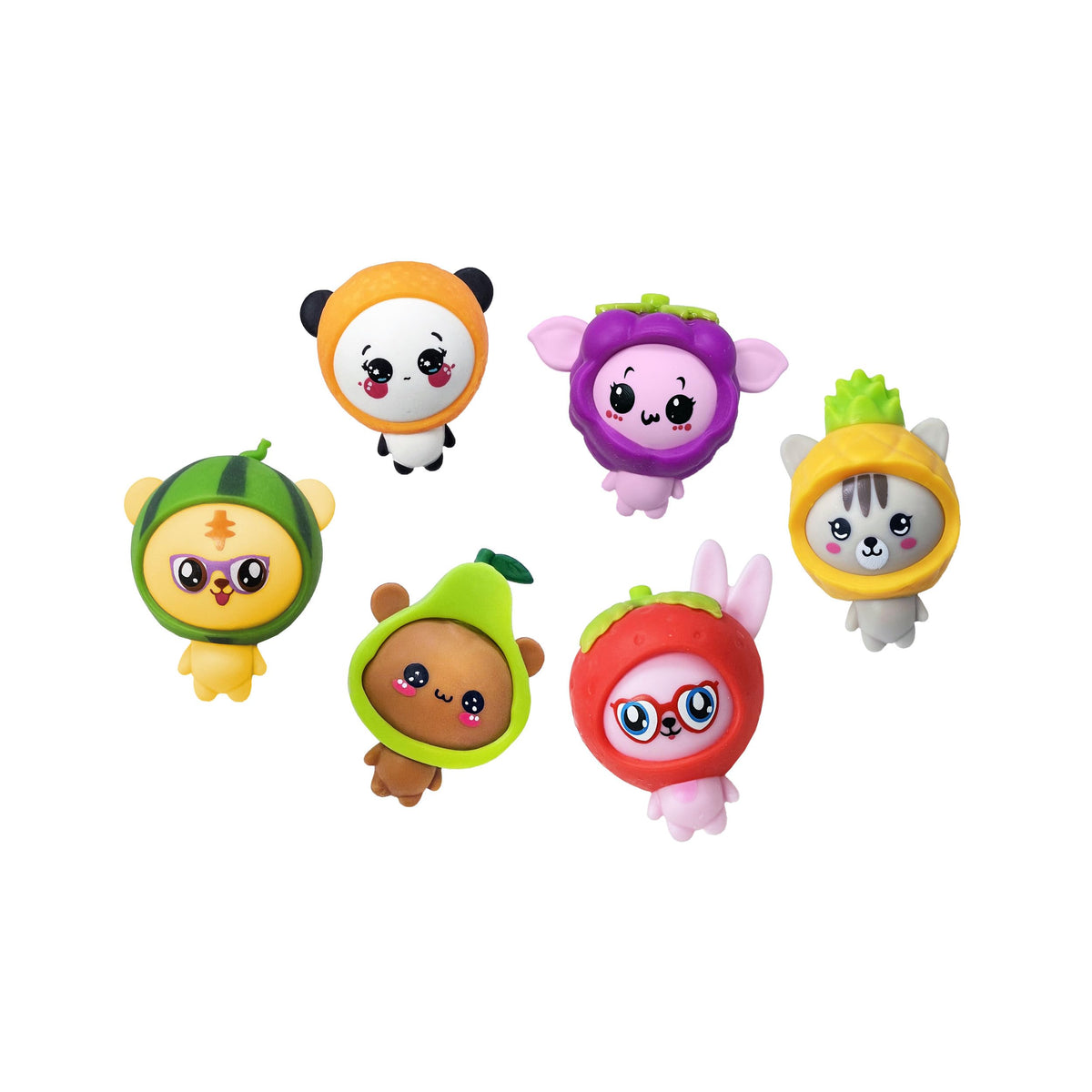 JA-RU Funsie Frootsies Tangy Panda-Rin squishy toy, colorful collectible for screen-free breaks