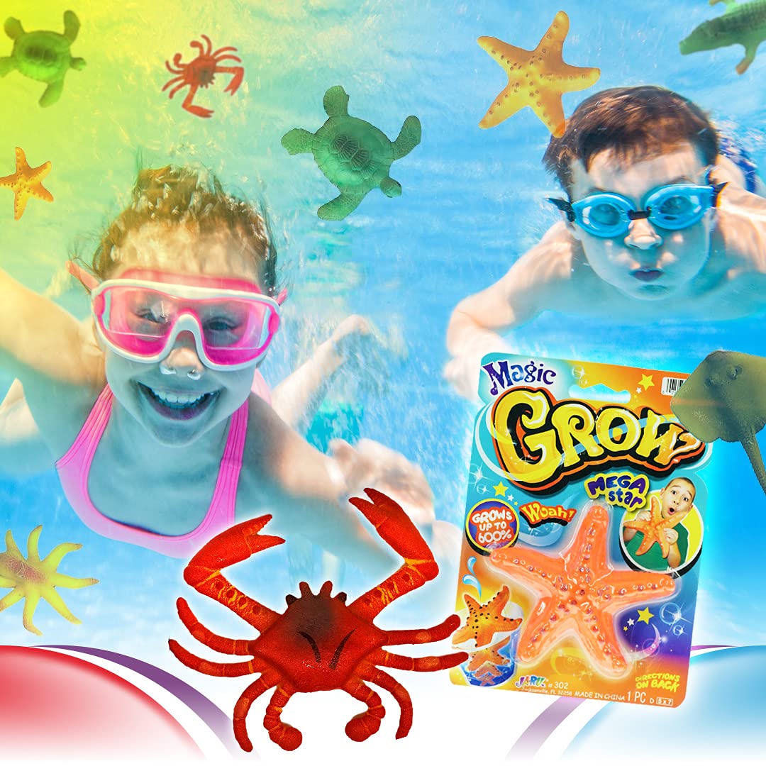JA-RU Magic Grow Ocean collectible ball included boosts bath fun