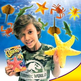 JA-RU Magic Grow Ocean turtle grows underwater for tactile learning
