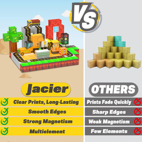 Safe, smooth-edged construction toys for ages 3 and up