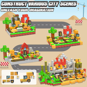 Roads, rails, and stations support planning and sequencing during play