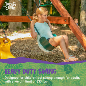 Jack and June 80-inch chains ensure reliable swing height and safety