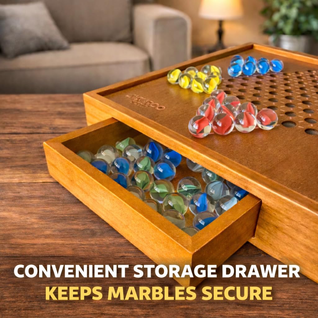 Jackaroo World wooden board with a built-in storage drawer