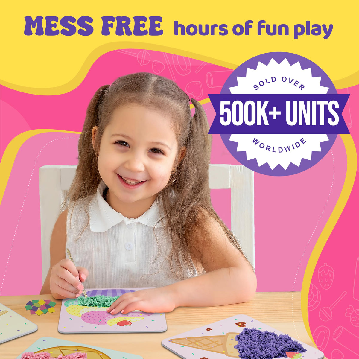 jackinthebox Poke Poke Art Candyland ice cream design brightens playtime and imagination.