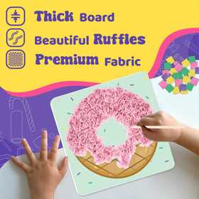 jackinthebox Poke Poke Art Candyland poke-sticks enable easy fabric placement.